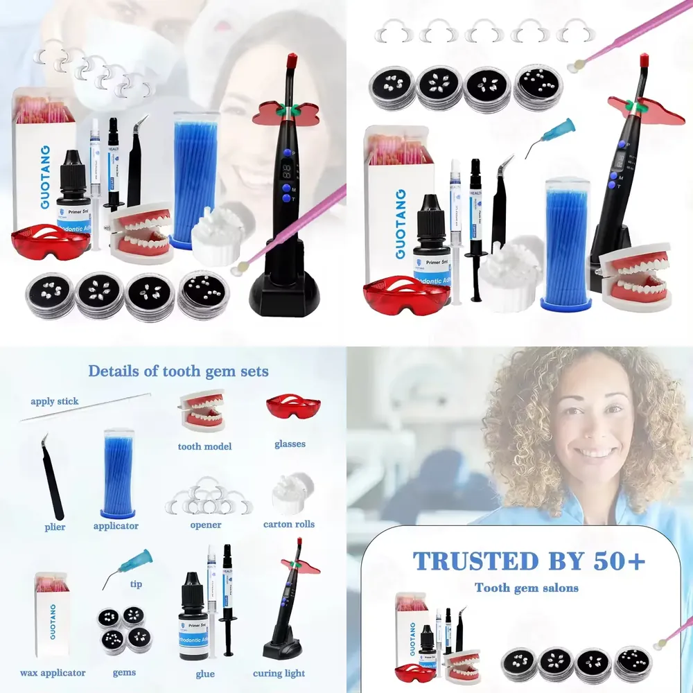Teeth Whitening Light Kit - 【CHIMU HOME】 Profesyonel DIY Makyaj Diş