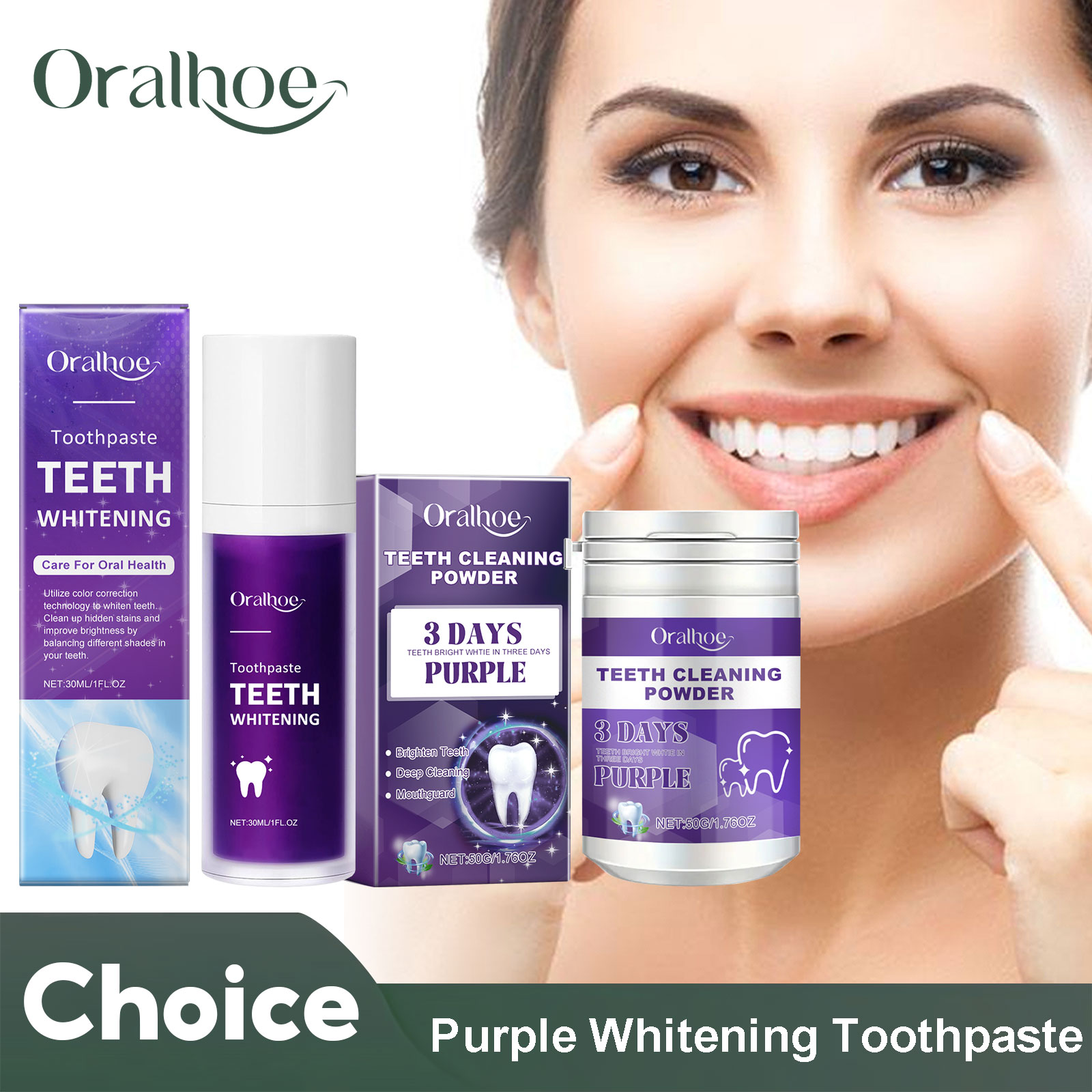 Teeth Whitening Quotes - Mor Düzeltici Diş Beyazlatma Diş Macunu