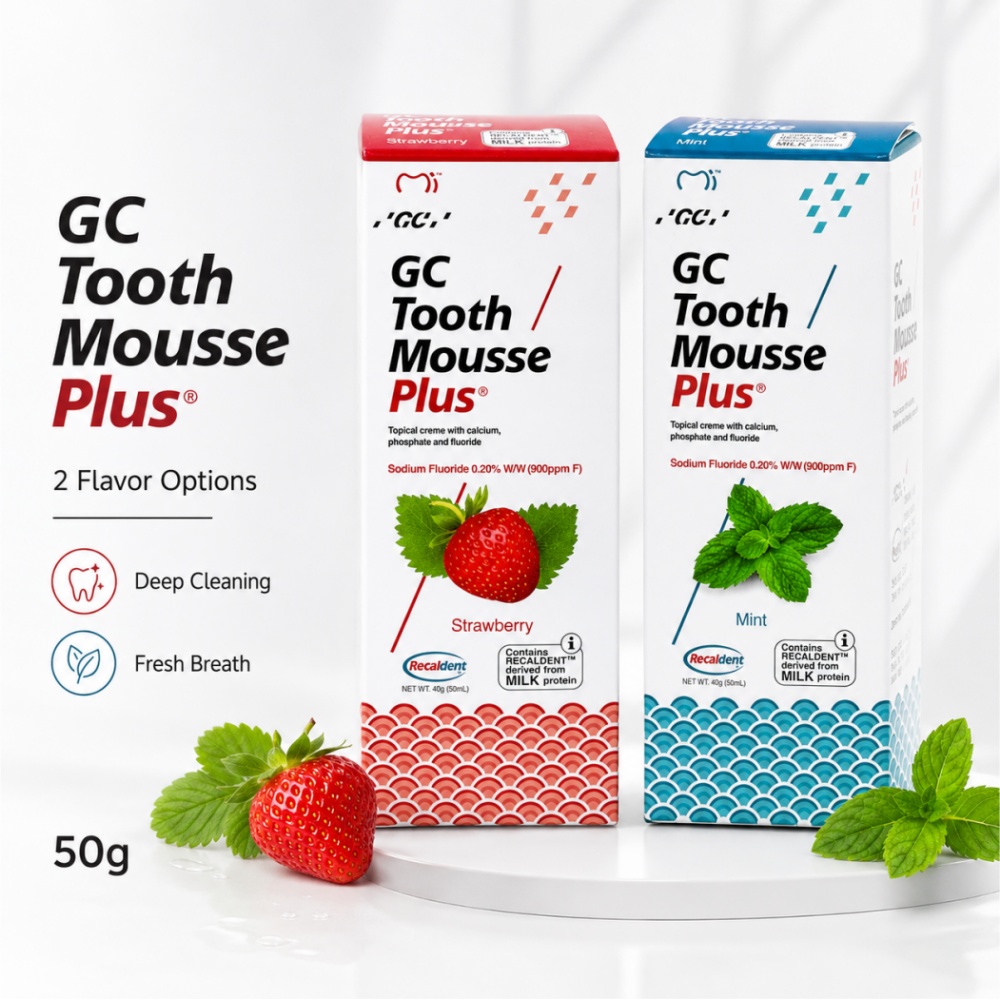 Teeth Whitening Foam - GCTooth Mousse Plus Nane Çilek Aromalı