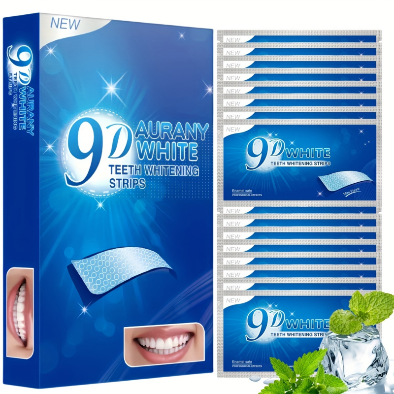 Teeth Whitening Foam - 21 Çift 9D Aurany Beyaz Diş