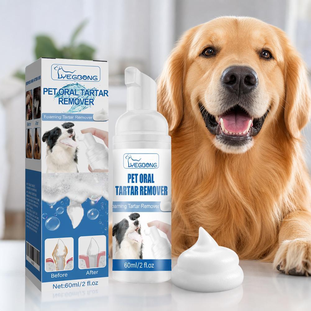 Teeth Whitening Foam - 60ml Pet Oral Care Köpekler ve