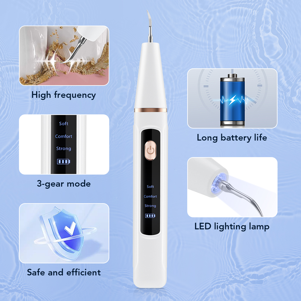 Teeth Whitening Tips - Ultrasonik Diş Taşı Temizleyici, Elektrikli Plak