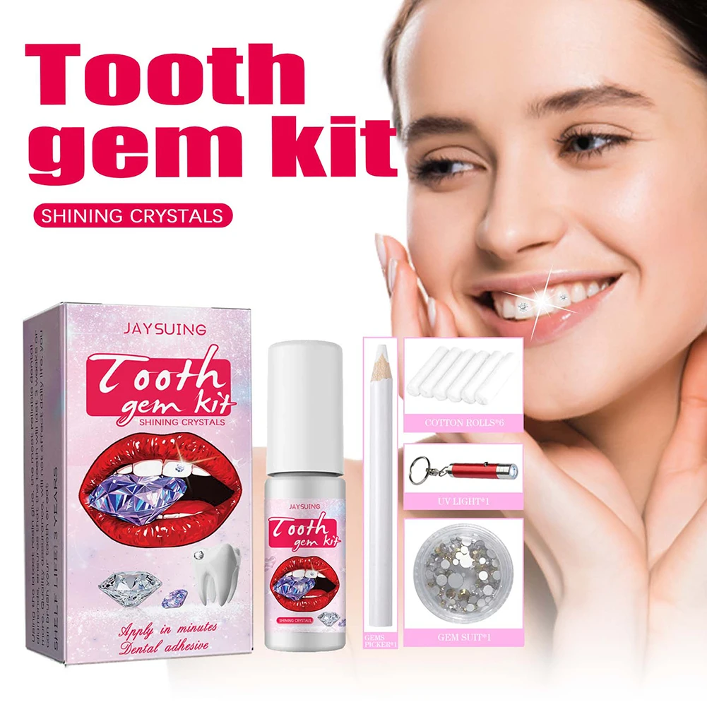 Teeth Whitening Light Kit - DIY diş taşlar seti ile kristaller