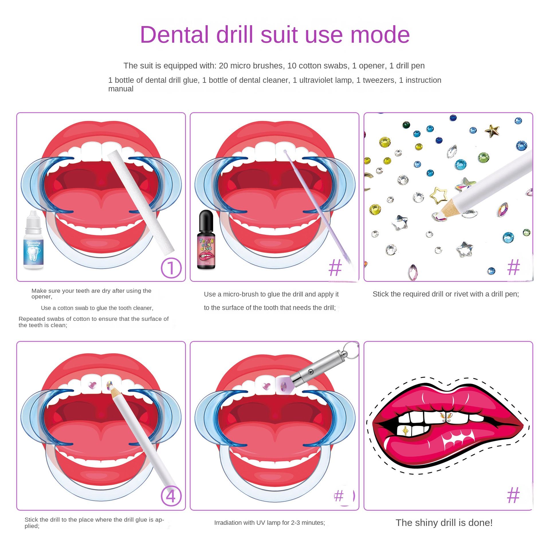 Kendin Yap Diş Taşı Seti Takı  - Tooth Gem Kit incelemesi ve fiyatı