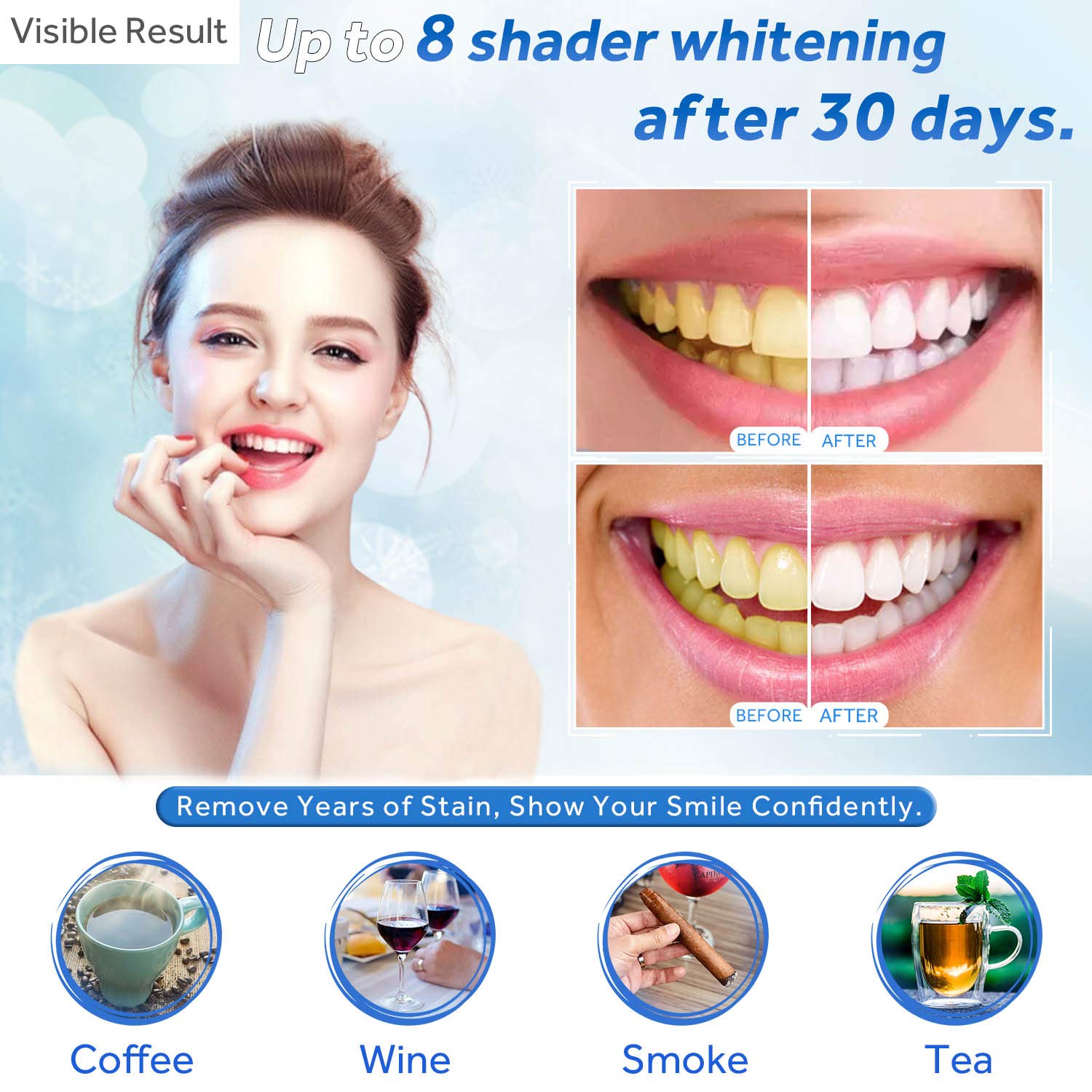 Diş Beyazlatma Jeli Dolum Şırı - Teeth Whitening Foam incelemesi ve fiyatı
