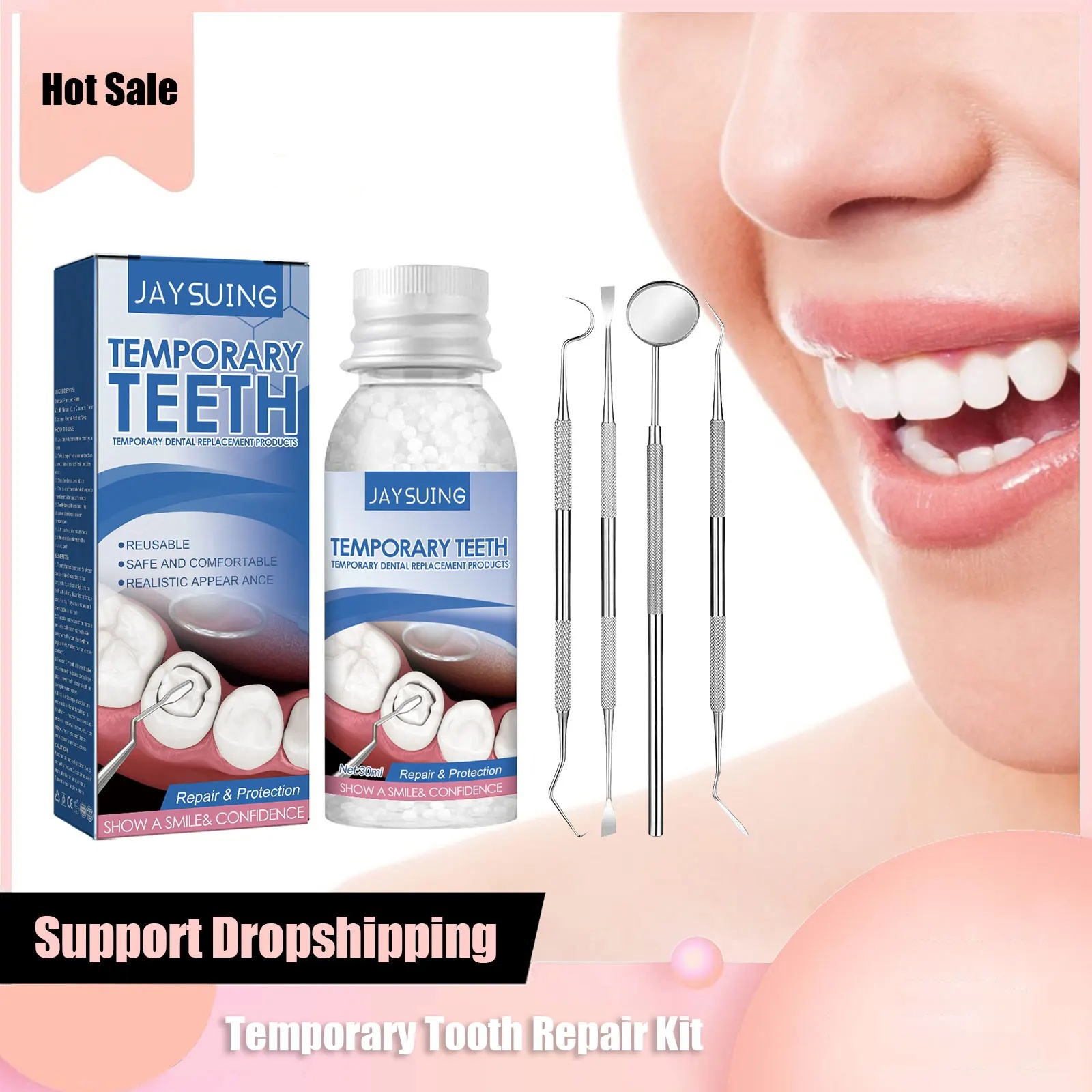 Geçici Diş Tamir Kiti Protez Y - Teeth Whitening Gels Used By Dentists incelemesi ve fiyatı