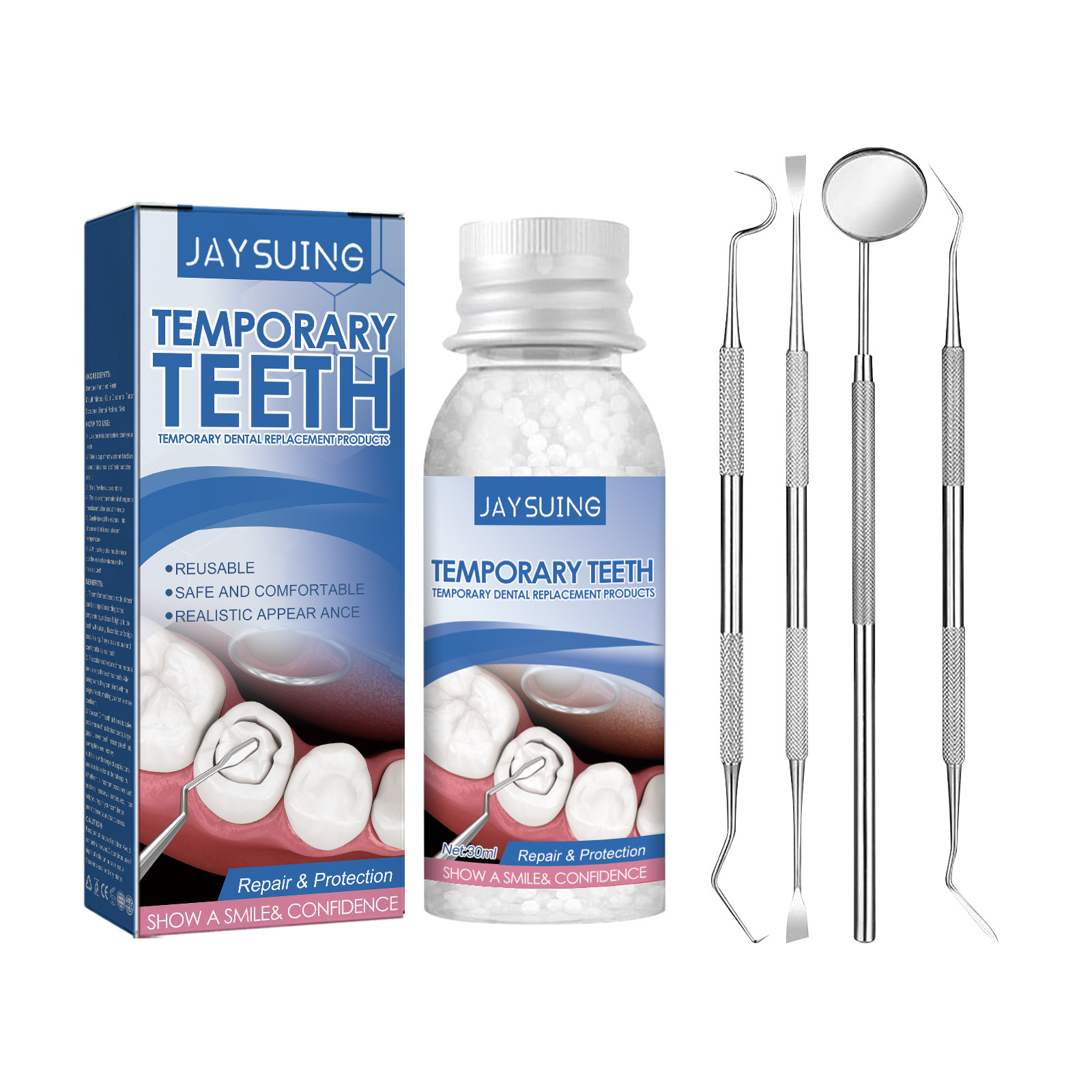 Geçici Diş Tamir Kiti Protez Y - Teeth Whitening Gels Used By Dentists incelemesi ve fiyatı