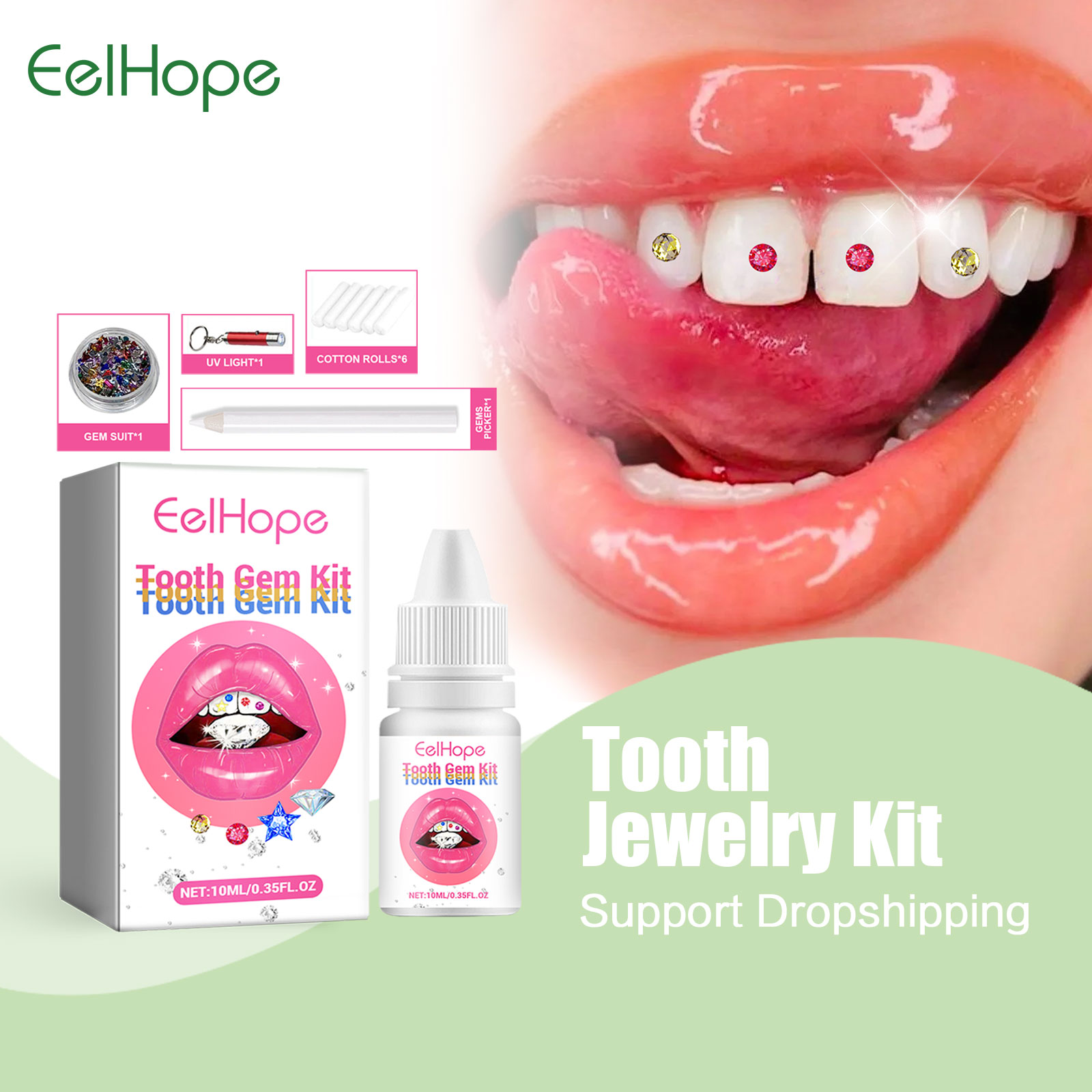 DIY Diş Taşlar Kiti Tutkal Ve  - Tooth Gem Kit incelemesi ve fiyatı