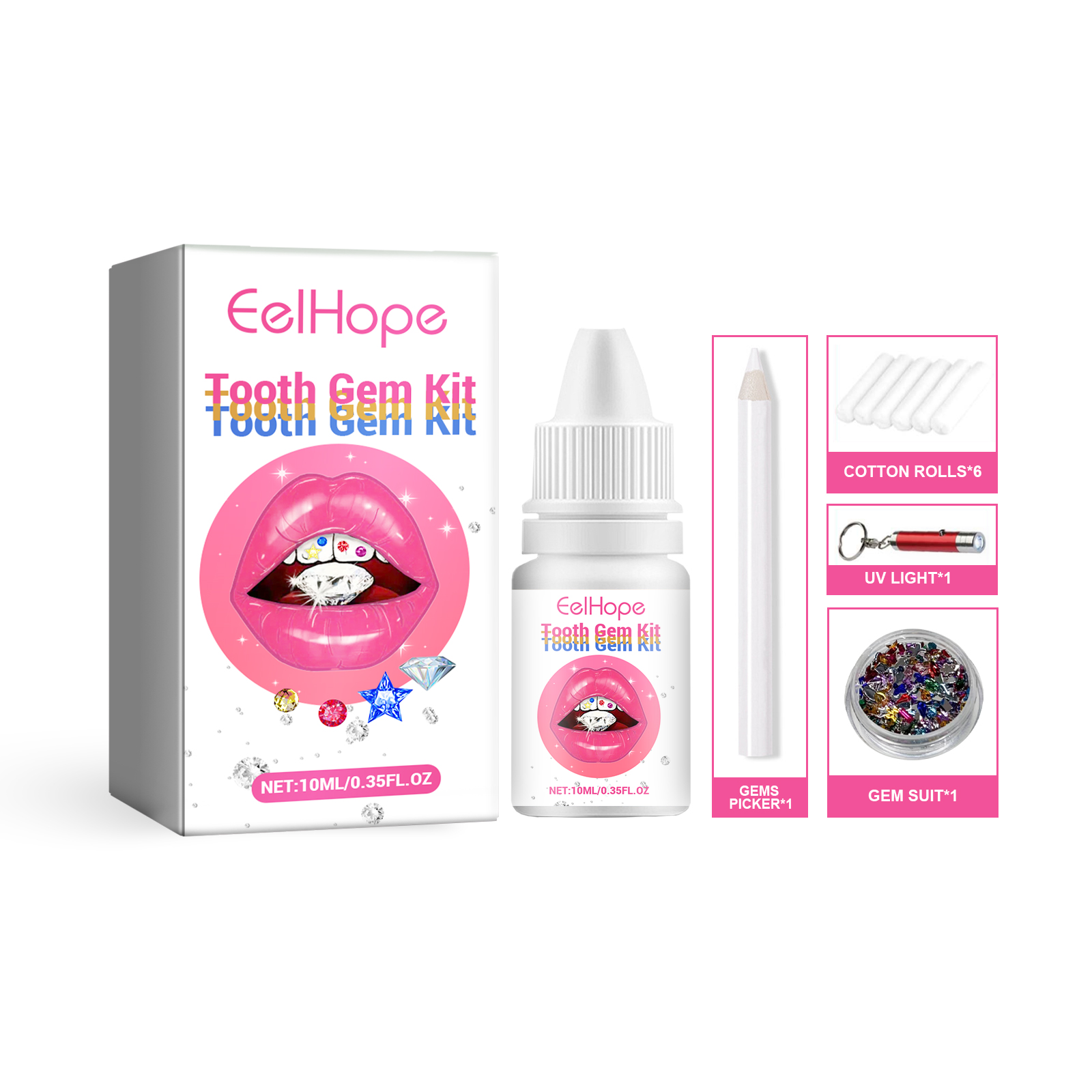 DIY Diş Taşlar Kiti Tutkal Ve  - Tooth Gem Kit incelemesi ve fiyatı