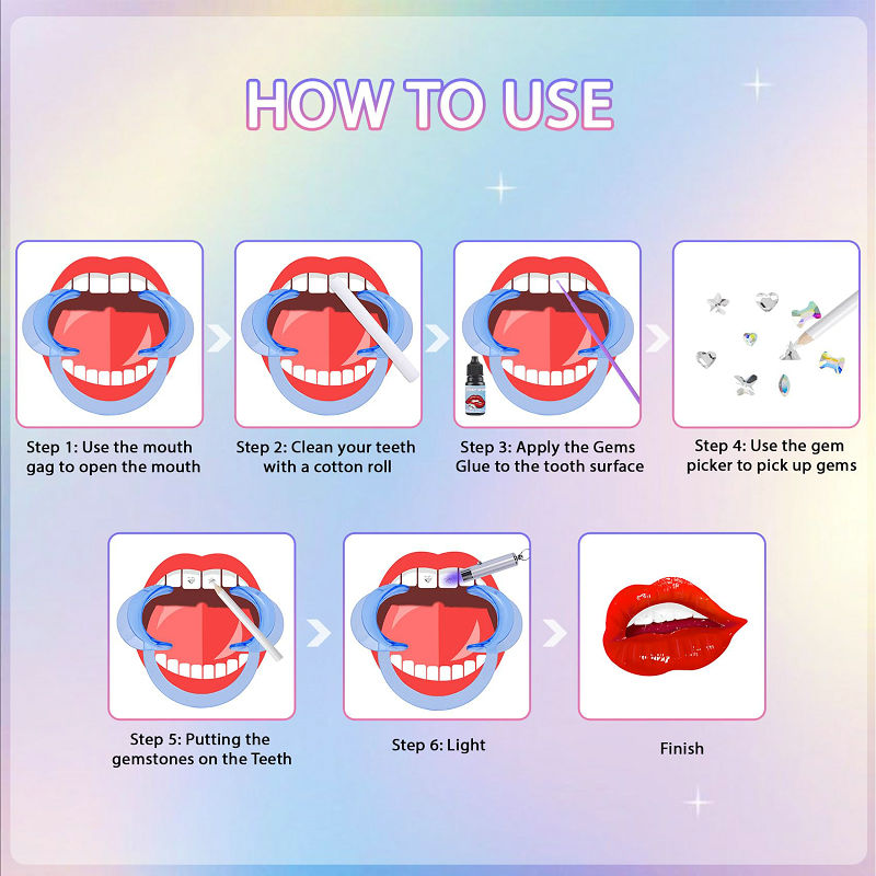 Diş Taşları, Çeşitli Şekillerd - Tooth Gem Kit incelemesi ve fiyatı