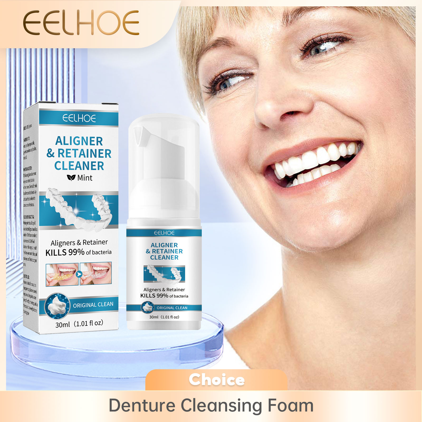 Hizalayıcı Protez Temizleyici  - Teeth Whitening Foam incelemesi ve fiyatı