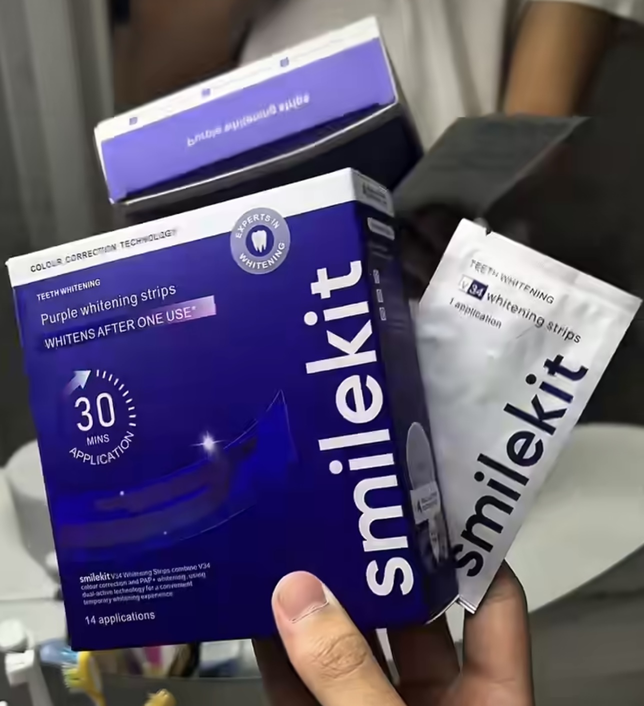 7/14 Çift Diş Yama Seti SmileK - Teeth Whitening Quotes incelemesi ve fiyatı