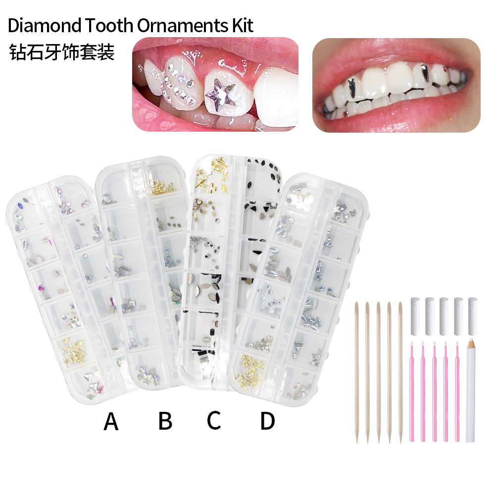 1 takım Profesyonel Diş Mücevh - Tooth Gem Kit incelemesi ve fiyatı