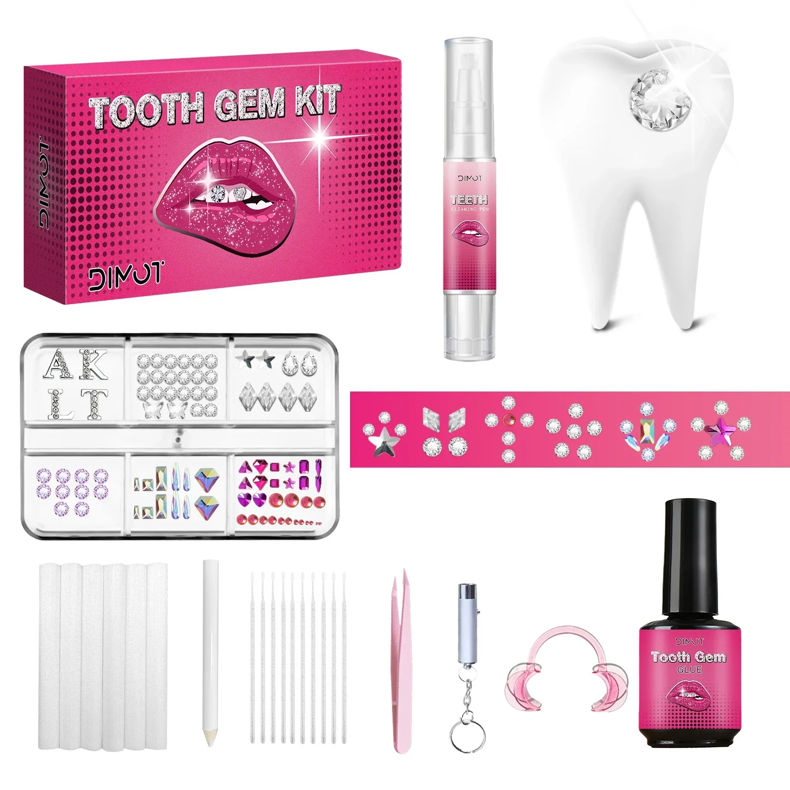 Kristal Yapıştırıcı ve UV Işığ - Tooth Gem Kit incelemesi ve fiyatı