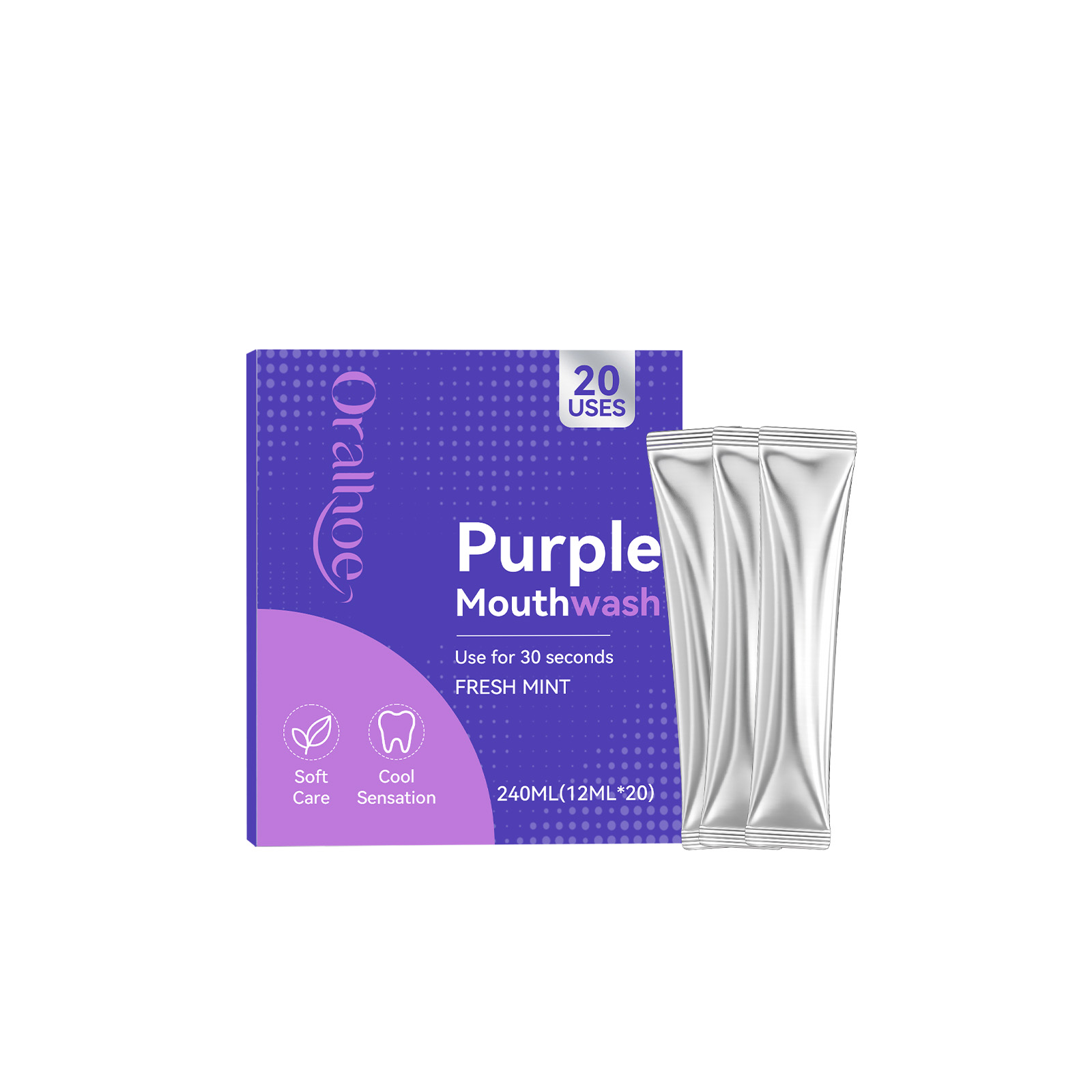 Tekli Paket Mor Ağız Çalkalama - Teeth Whitening Xylitol incelemesi ve fiyatı