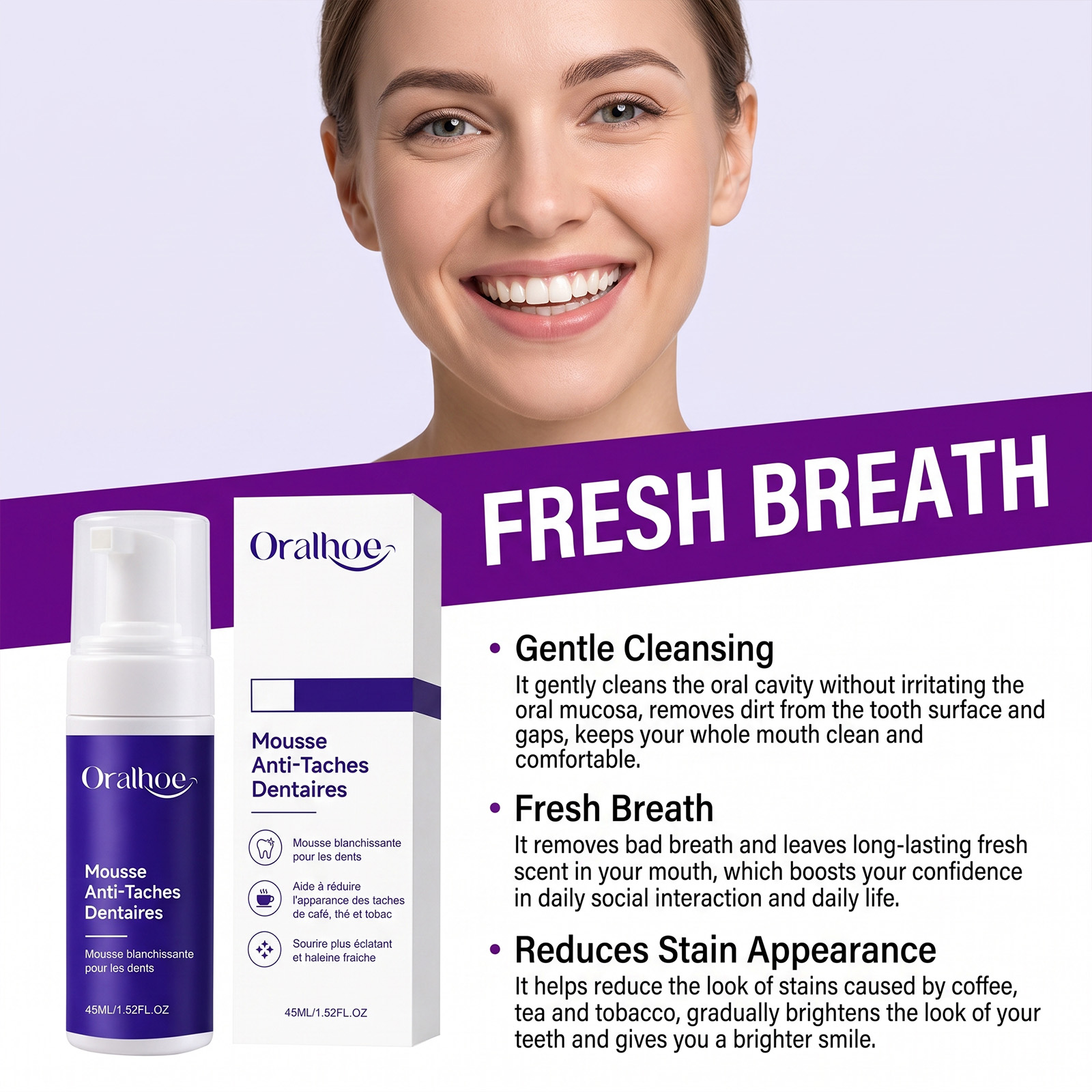 Mor Diş Macunu Köpük Mousse Na - Teeth Whitening Foam incelemesi ve fiyatı